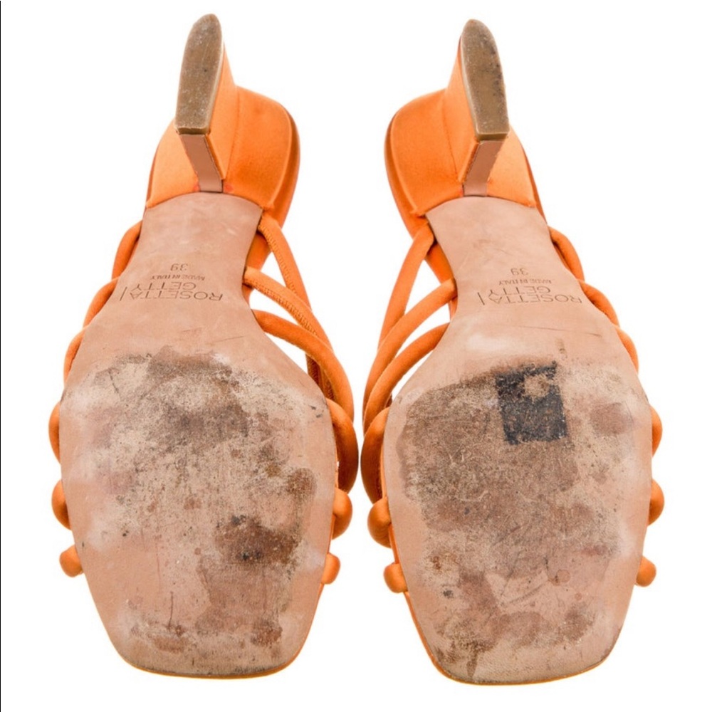 Rosetta Getty / Orange / Square Toe - image 5